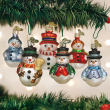 Load image into Gallery viewer, Santa's Friends - Mini Snowman Set Ornament