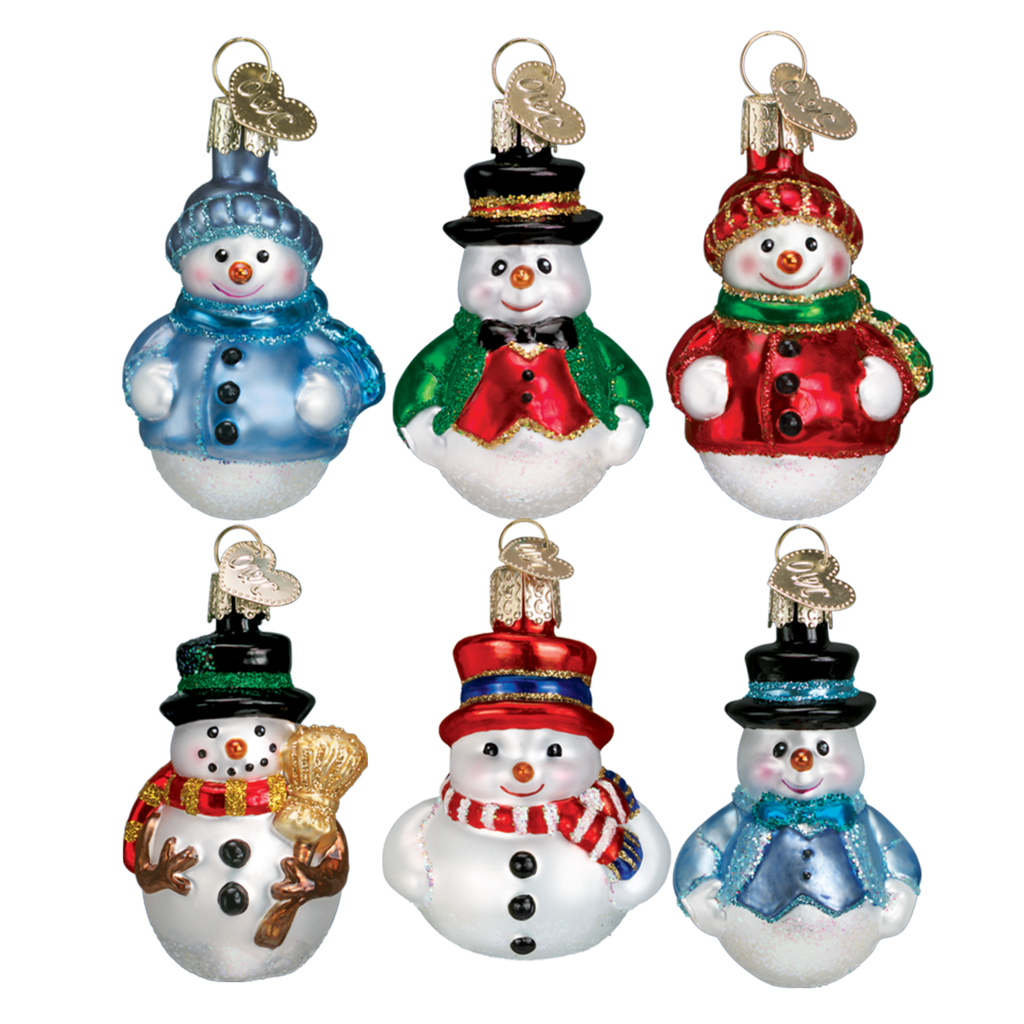Santa's Friends - Mini Snowman Set Ornament – Santas Secret Shoppe