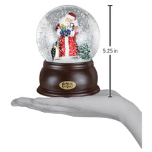Load image into Gallery viewer, Santa with Penguin Pals Snow Globe