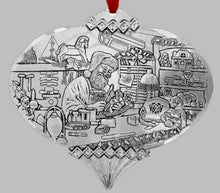 Load image into Gallery viewer, Wendell August Forge “Making Magic in Santa’s Workshop” Ornament