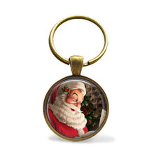 Load image into Gallery viewer, Santa Claus Christmas Pendant Key Chain
