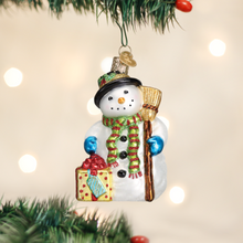Load image into Gallery viewer, Gleeful Snowman Ornament
