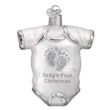 Load image into Gallery viewer, White Baby Onesie Ornament
