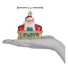 Load image into Gallery viewer, Believe Santa Ornament
