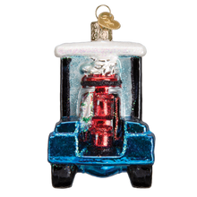 Load image into Gallery viewer, Golf Cart Santa Ornament
