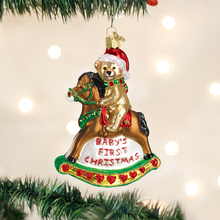 Load image into Gallery viewer, Rocking Horse Teddy Ornament
