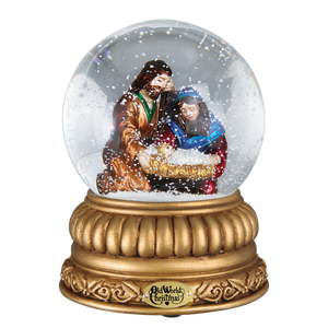 Holy Family Snow Globe