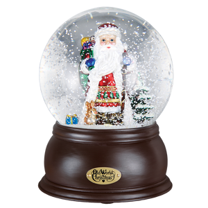 Fanciful Santa Snow Globe