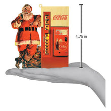 Load image into Gallery viewer, Coca-Cola Santa Coke Machine Ornament
