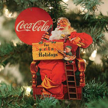 Load image into Gallery viewer, Coca-Cola Sparkling Holiday Ornament
