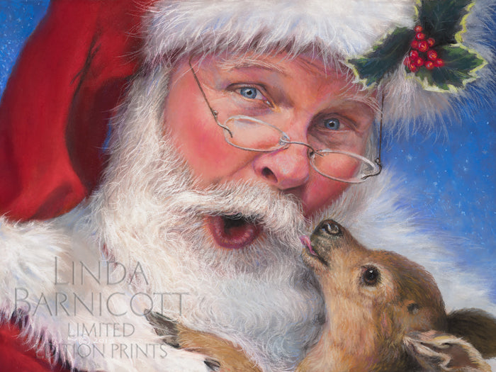 Santa's Favorite Reindeer Print